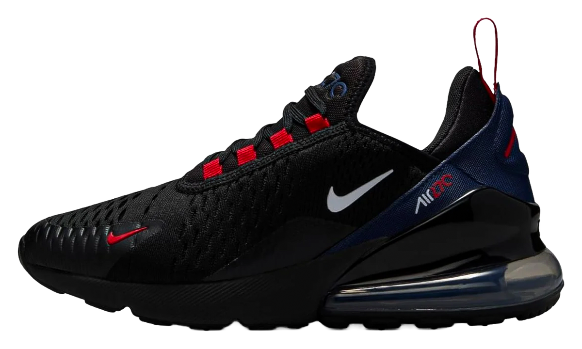 Air Max 270 GS "Black Midnight Navy Red" HJ9565 001